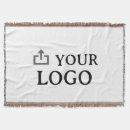 Search for company logo blankets Marketing