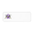 Search for purple ribbon return address labels Epilepsy