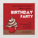 Search for bakery square invitations Cupcake