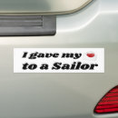 Search for sailor bumper stickers Navy