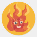 Search for fire flames stickers Heat