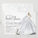 Search for dress bridal shower invitations Gown