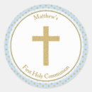 Search for blue polka dot stickers Christening