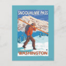 Search for skiers postcards Skis