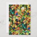Search for tropical parrot cards Green