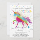 Search for unicorn baby girl shower invitations Gold glitter