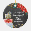 Search for not your mama christmas tree decorations Family of three