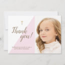 Search for holy communion thank you cards Pink