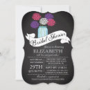 Search for chalkboard bridal shower invitations Mason