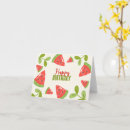 Search for watermelon birthday cards Red