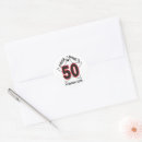 Search for funny 50th birthday stickers Typography