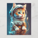 Search for astronaut cat postcards Funny