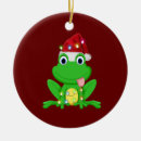 Search for santa frog christmas decor Xmas