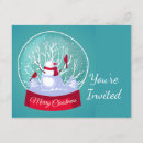 Search for snowglobe invitations Snowman