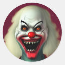 Search for scary clown stickers Monster