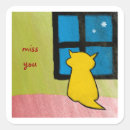Search for missing you square stickers I miss you