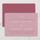 Search for monochromatic wedding invitations Minimalist