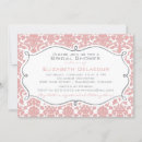 Search for damask bridal shower invitations Modern