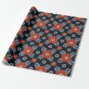 Search for black floral wrapping paper Red