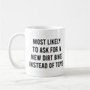 Search for dirt bike coffee mugs Funny