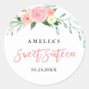 Search for botanical floral stickers Pink