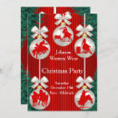 Search for horse christmas invitations Red
