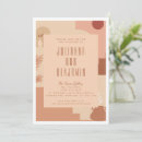Search for boho blush terracotta invitation wedding wedding invitations Botanical