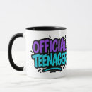 Search for teen birthday mugs Official teenager