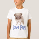 Search for pug kids tshirts Puppy