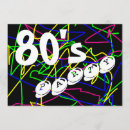 Search for crazy party invitations Eighties