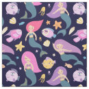Search for blue fish fabric Cute