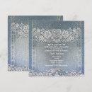 Search for denim blue and white invitations Country