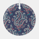 Search for paisley pattern christmas tree decorations Flower