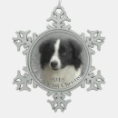 Search for border collie puppy christmas tree decorations Animal