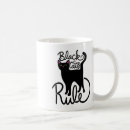 Search for black cats rule mugs Cute cat