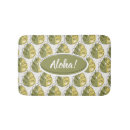 Search for green leaves bath mats Retro