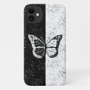Search for black and white butterflies iphone cases Cute