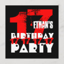 Search for 17 year old birthday invitations Teenager