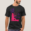 Search for living on the edge tshirts Kitesurfer