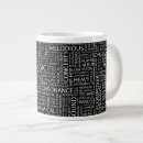 Search for music pattern mugs Design