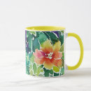 Search for watercolor flowers mugs Floral design