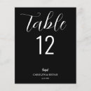 Search for assignment table cards Minimalist