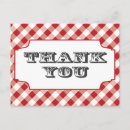 Search for pattern thank you postcards Gingham