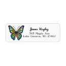 Search for stain glass return address labels Colourful