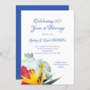 Search for hawaiian anniversary invitations Hibiscus