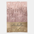 Search for glitter tea towels Rose gold glitter