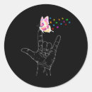 Search for i love you sign language stickers Hand