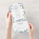 Search for white hydrangea wedding invitations Blue and white