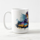 Search for pretty butterfly mugs Watercolor