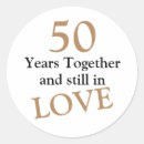 Search for 50 anniversary wedding stickers Modern